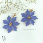 گوشواره گل بنفشه