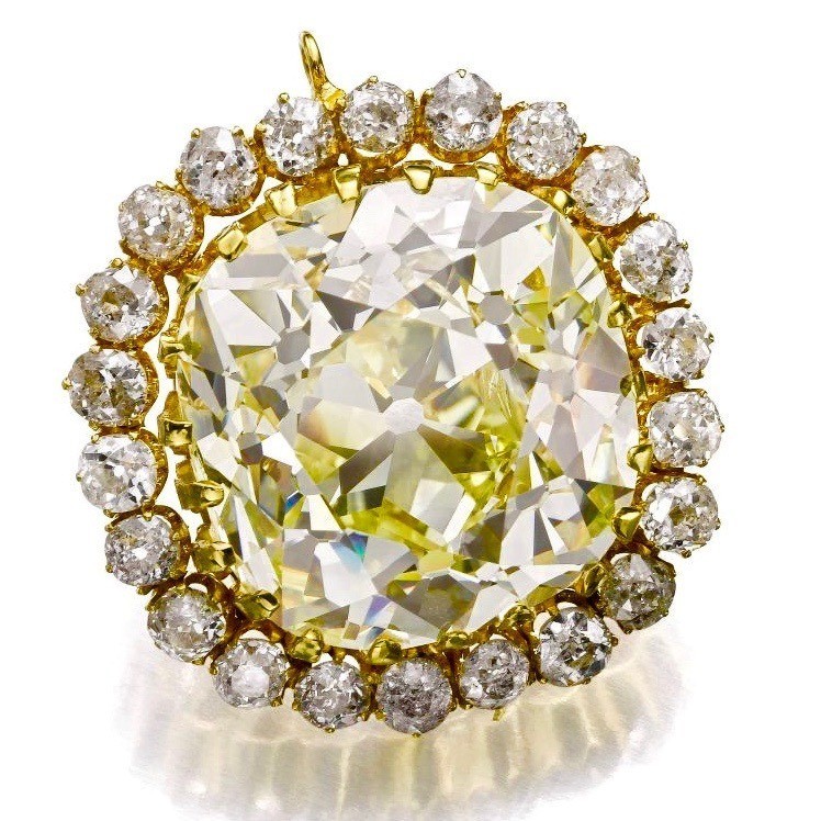 الماس زرد از دوره احمد شاه قاجار