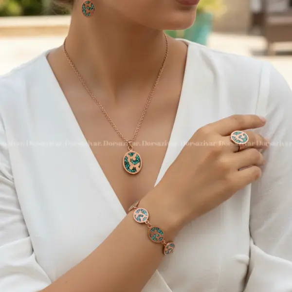  سرویس مس و فیروزه انوشه