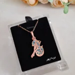 گردنبند فیروزه مرغ عشق