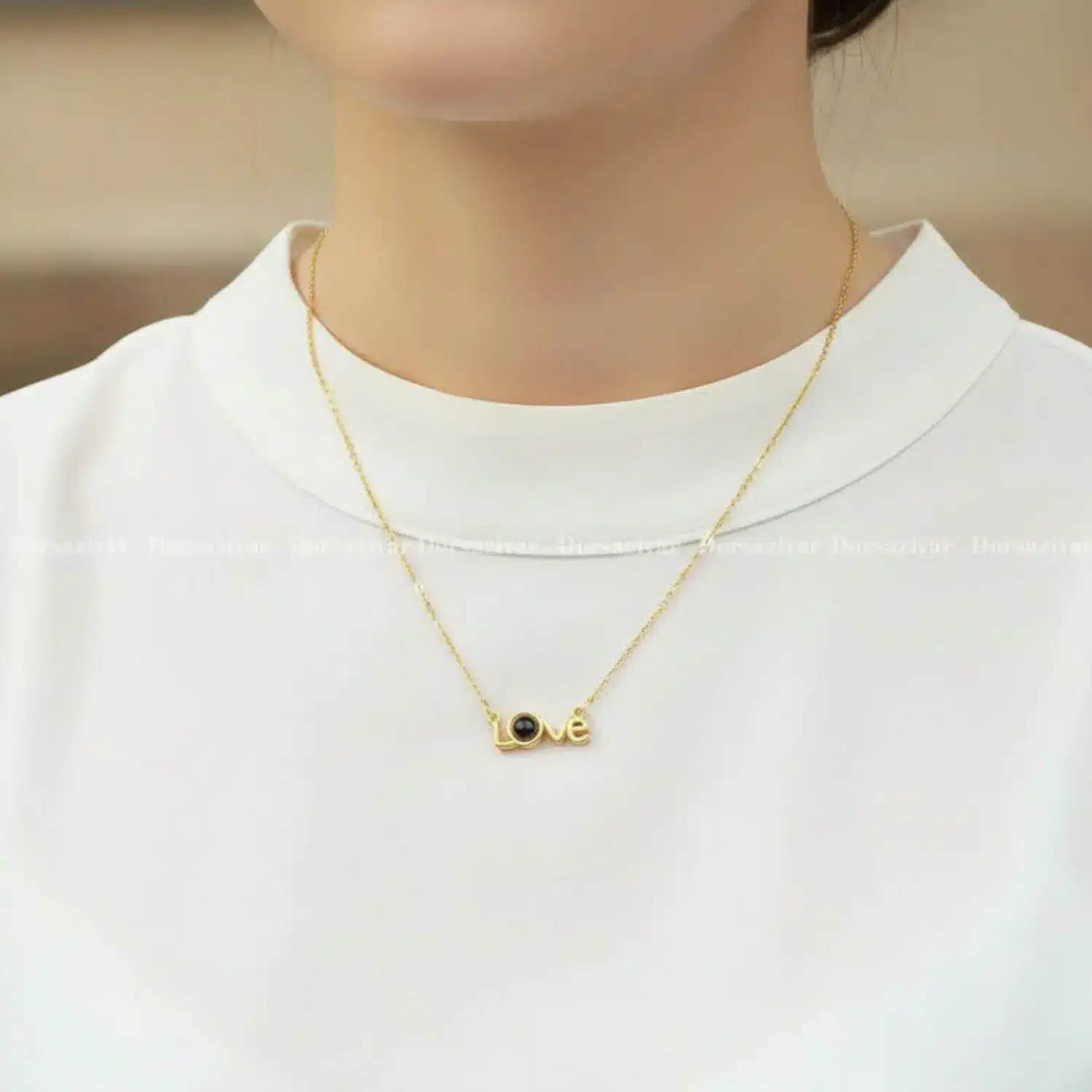 گردنبند عشق دوستت دارم