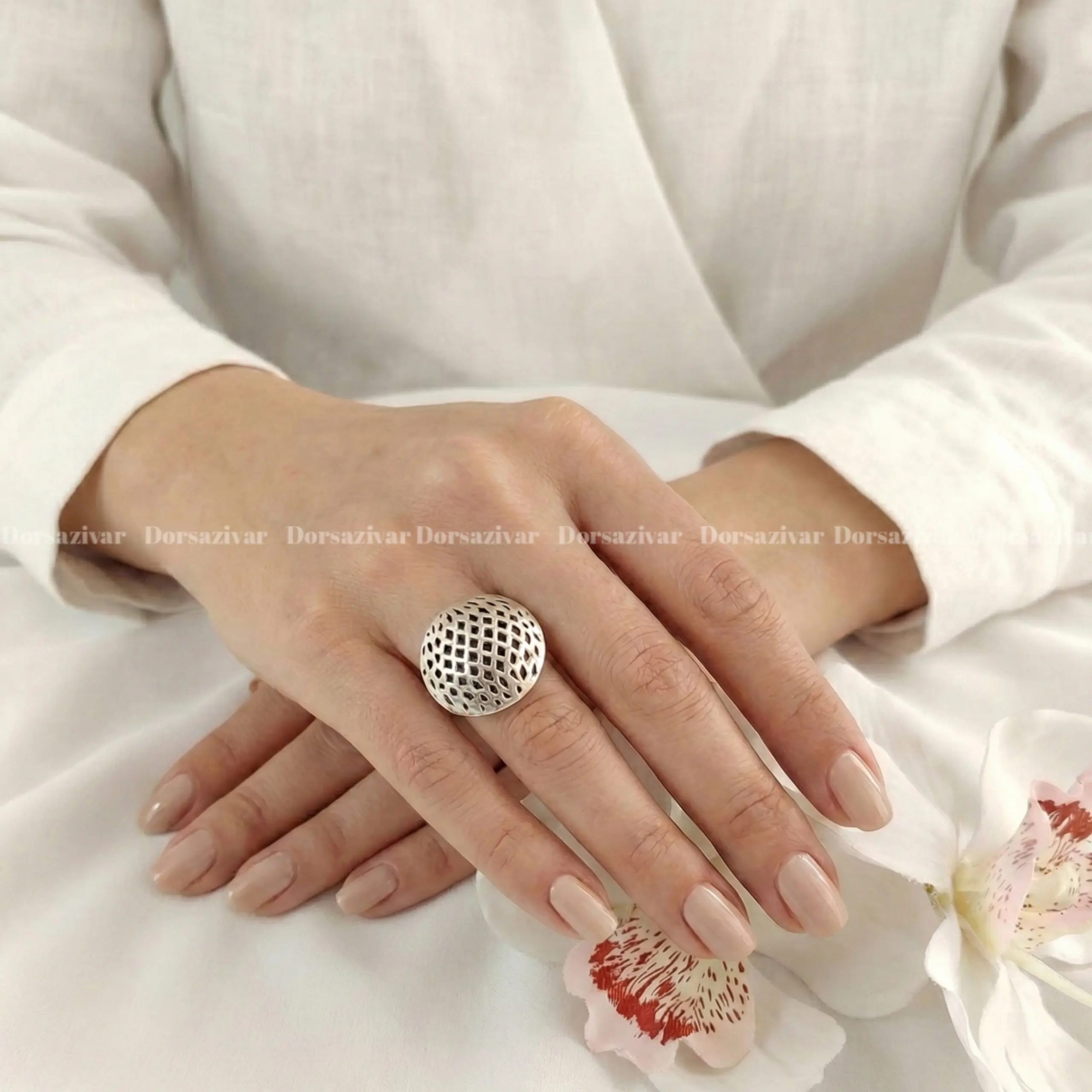 انگشتر ورشو مشبک