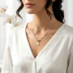 گردنبند استیل سکه الیزابت
