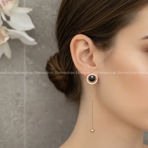 گوشواره استیل آسمان ستاره