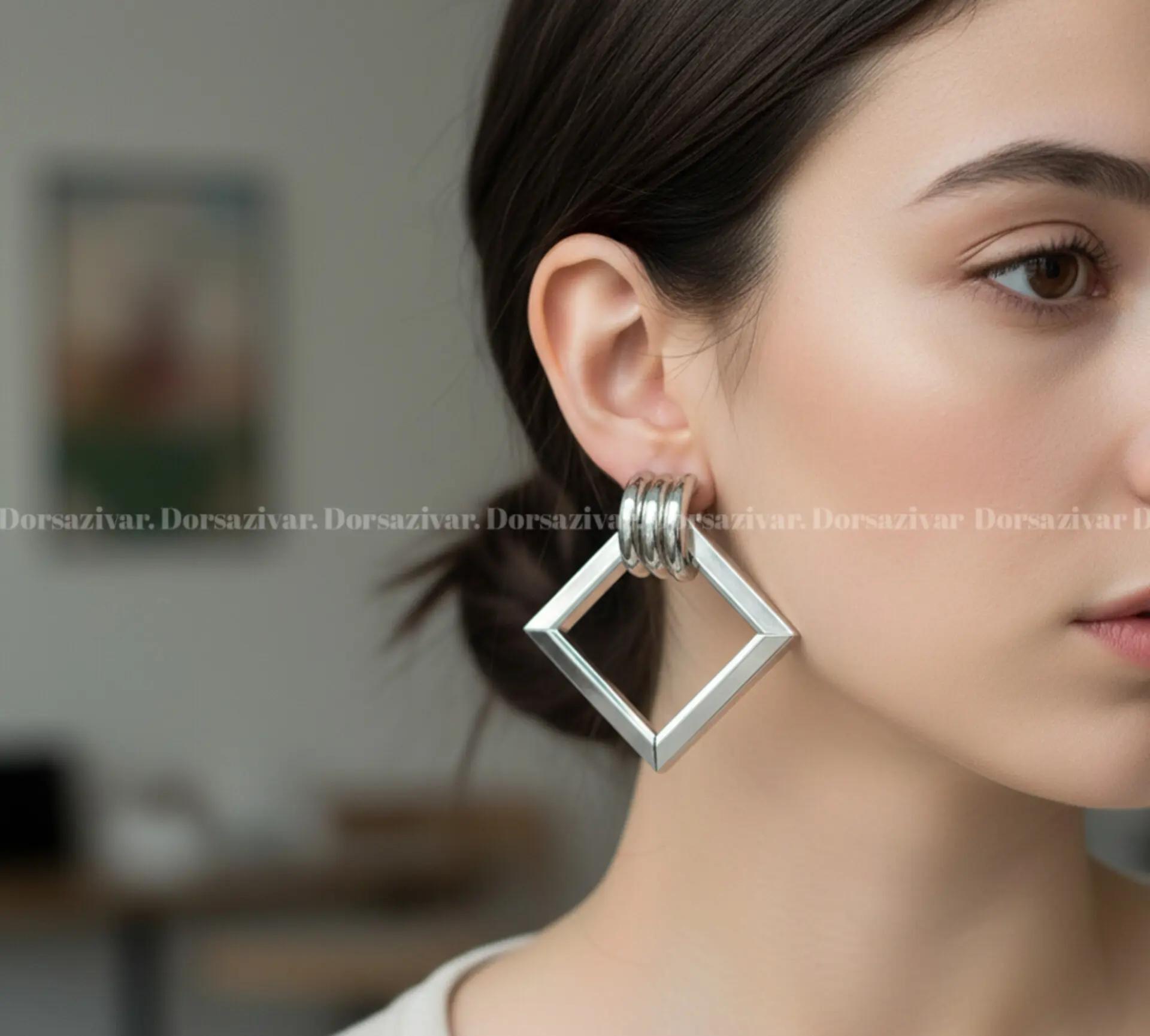 گوشواره فشن سیلور