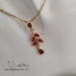 نیم ست طلاروس یاقوتی