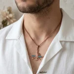 گردنبند مس و فیروزه فروهر