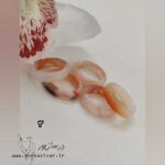 انگشتر عقیق رنگی