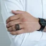 انگشتر طلاروس مردانه طرح تاج