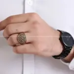 انگشتر طلاروس مردانه کهکشان