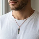 گردنبند مس و فیروزه خدا