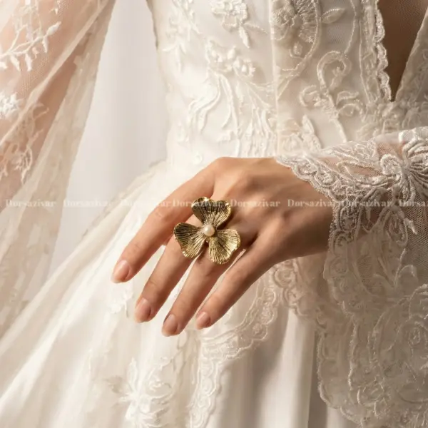 انگشتر طلاروس دخترانه مرداب