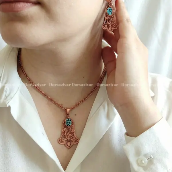 نیمست مس و فیروزه دلژین