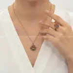 نیم ست مس و فیروزه ثمین