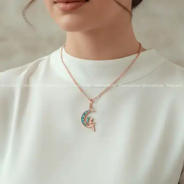 گردنبند مس و فیروزه ماه بانو