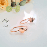 عصایی گوشواره مسی دستساز