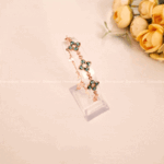 دستبند مینیمال مس و فیروزه گل
