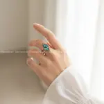 انگشتر مس و فیروزه افشید