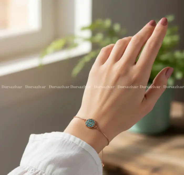 دستبند مس و فیروزه کیهان