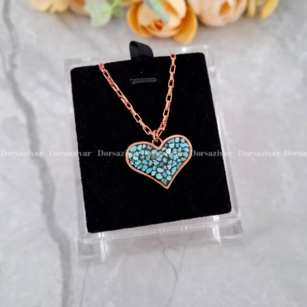 گردنبند مس و فیروزه آذر