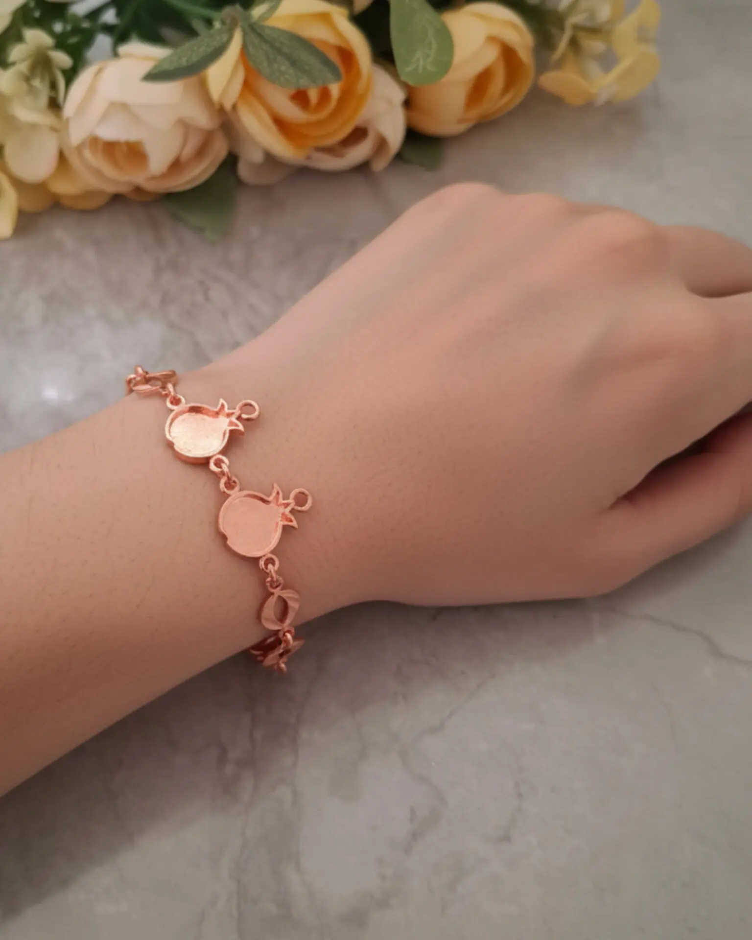 زیرساخت دستبند مس آبکاری (نانو) انار