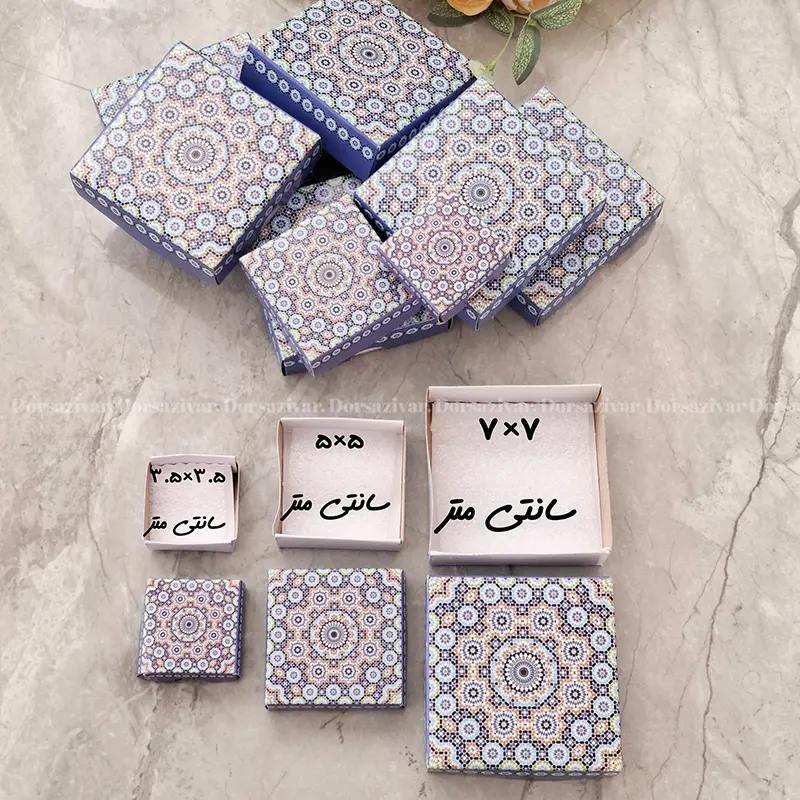 جعبه زیورآلات اسلیمی آسمان