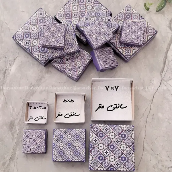 جعبه زیورآلات اسلیمی ستاره