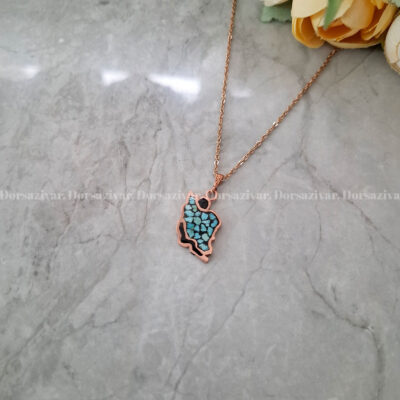 گردنبند مس و فیروزه ایران کوچک