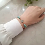 دستبند مس و فیروزه تابناک