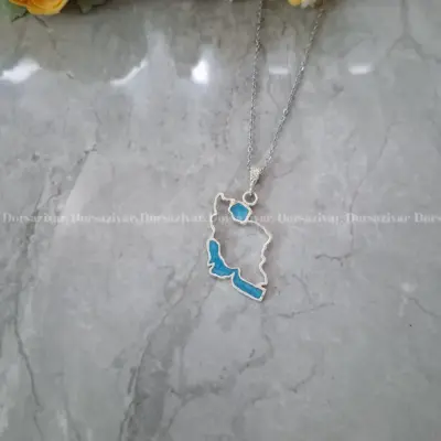 گردنبند مس و مینا ایران 