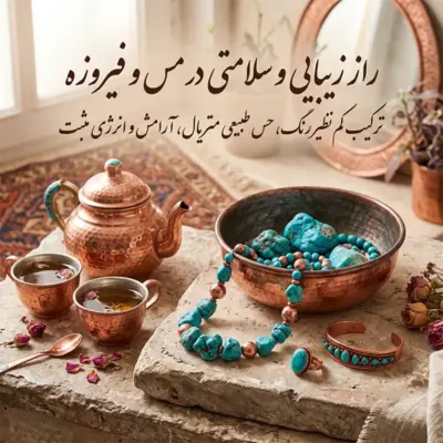 راز زیبایی و سلامتی در مس و فیروزه