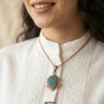 گردنبند مس و فیروزه ملیح