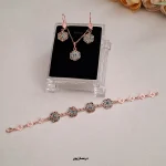سرویس مس و فیروزه گل داوودی