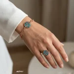 نیم ست مس و فیروزه یا زینب