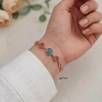 دستبند مس و فیروزه و مارگازیت افرا سه
