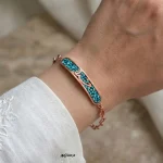 دستبند مس و فیروزه خدا