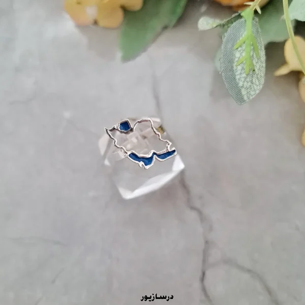 انگشتر مس و مینا ایران