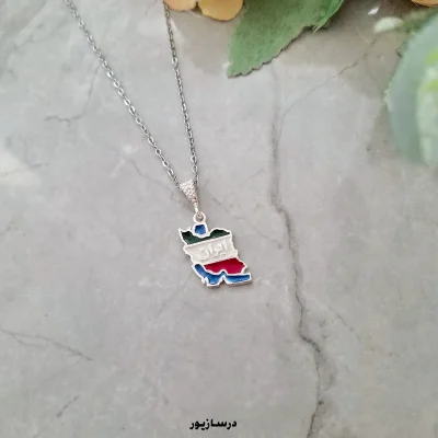 گردنبند ایران خطی میناکاری