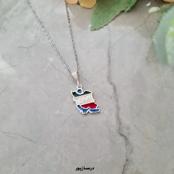 گردنبند ایران خطی میناکاری